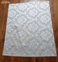 Tischdecke: doppellagige Decke Leinen 100 x 125 cm